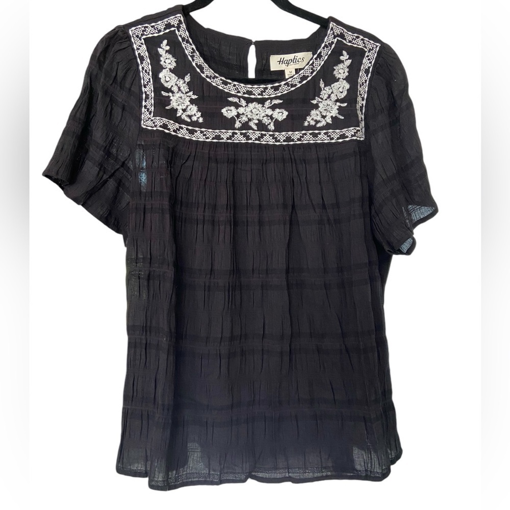 Haptics by Holly Harper Black Top